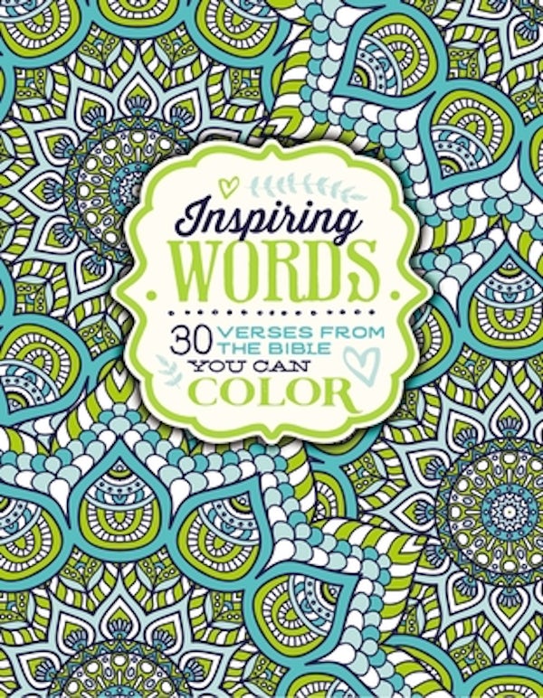 Cover image for Inspiring Words Coloring Book, isbn: 9780310757283