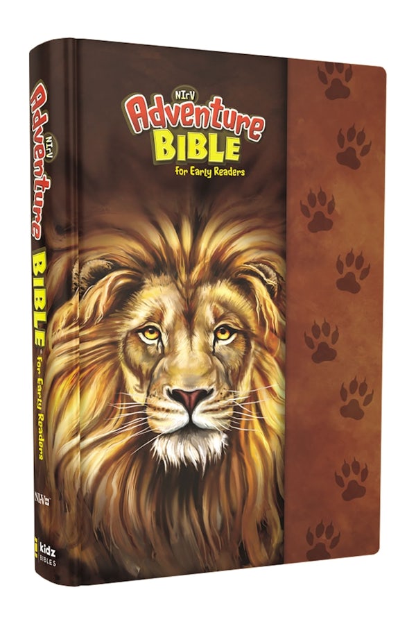 Cover image for Nirv, Adventure Bible for Early Readers, Hardcover, Full Color, Magnetic Closure, Lion, isbn: 9780310761396