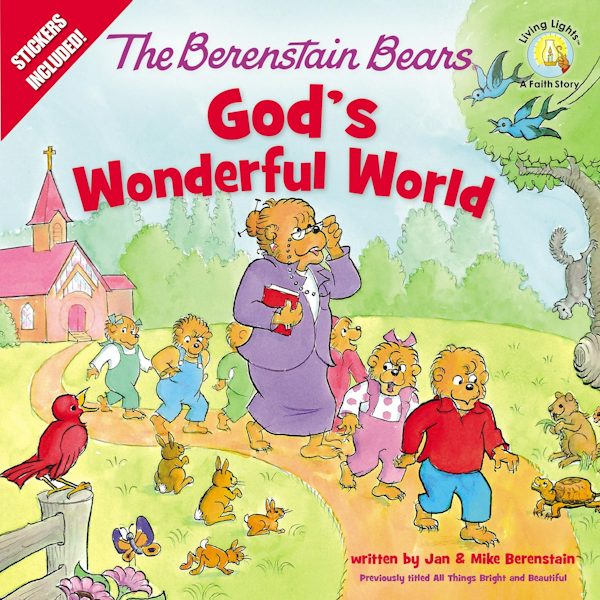 Cover image for The Berenstain Bears God's Wonderful World, isbn: 9780310762010