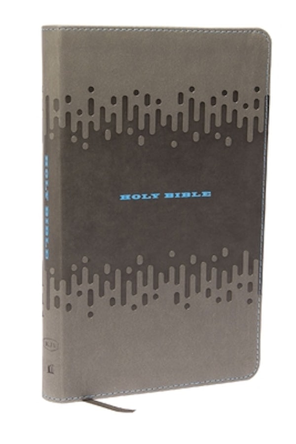 Cover image for Kjv, Bible for Kids, Leathersoft, Charcoal, isbn: 9780310763833