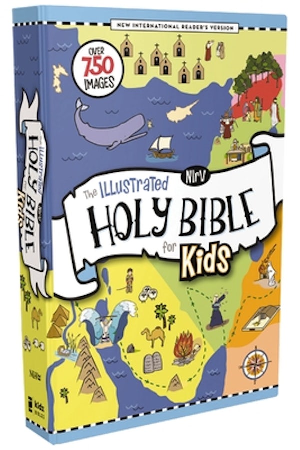 Cover image for Nirv, the Illustrated Holy Bible for Kids, Hardcover, Full Color, Comfort Print, isbn: 9780310765790