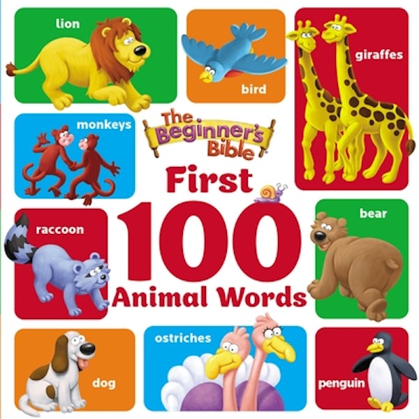 Cover image for The Beginner's Bible First 100 Animal Words, isbn: 9780310770633