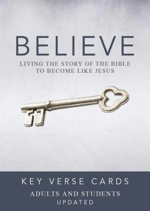 Cover image for Believe Key Verse Cards: Adult/Student, isbn: 9780310886440