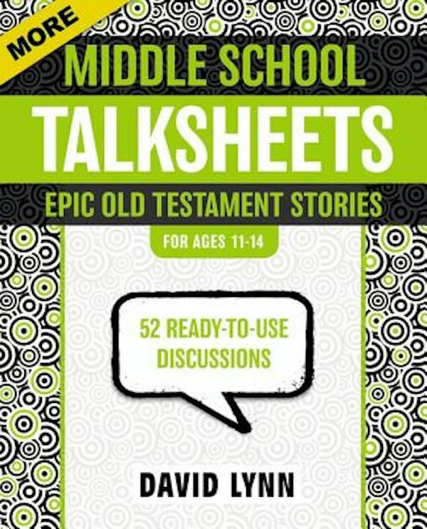 Cover image for More Middle School Talksheets, Epic Old Testament Stories, isbn: 9780310889328