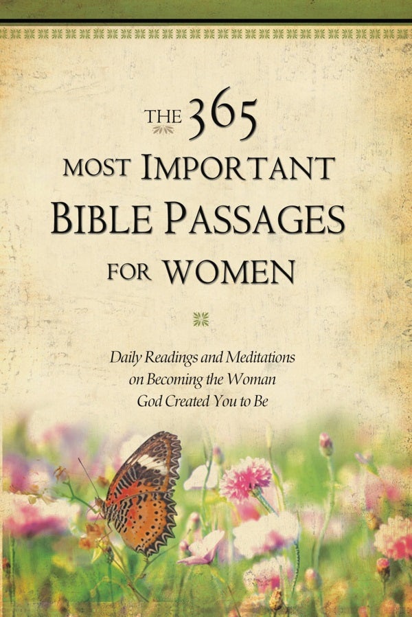Cover image for The 365 Most Important Bible Passages for Women, isbn: 9780446575003