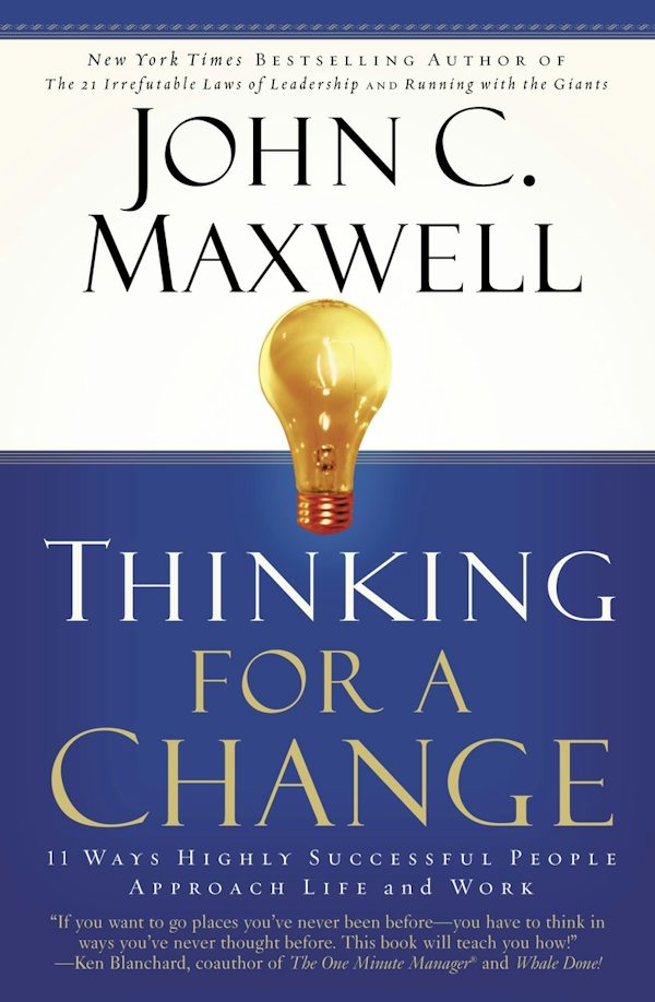 Cover image for Thinking for a Change, isbn: 9780446692885