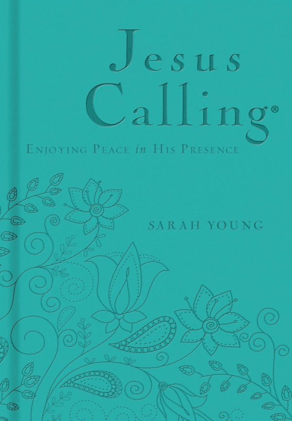 Cover image for Jesus Calling, Teal Leathersoft, with Scripture References, isbn: 9780529100771