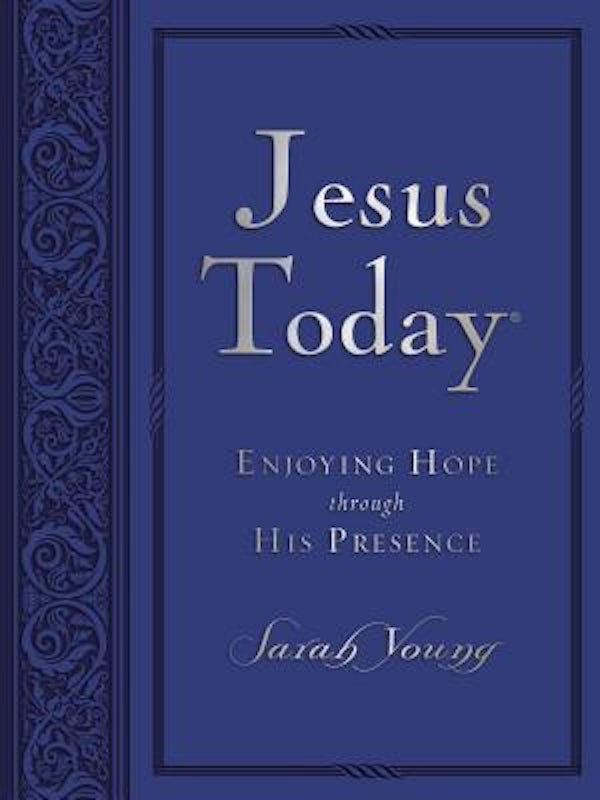 Cover image for Jesus Today, Large Text Blue Leathersoft, with Full Scriptures, isbn: 9780718034696