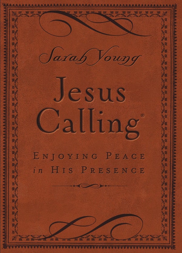 Cover image for Jesus Calling, Small Brown Leathersoft, with Scripture References, isbn: 9780718042820
