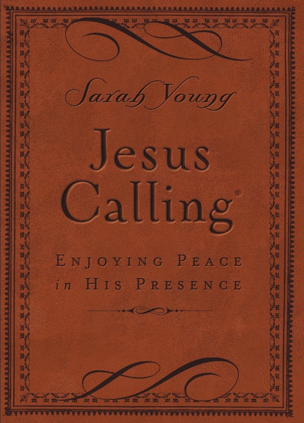 Cover image for Jesus Calling, Small Brown Leathersoft, with Scripture References, isbn: 9780718042820