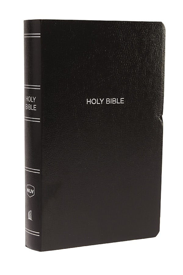 Cover image for NKJV, Gift and Award Bible, Leather-Look, Black, Red Letter Edition, isbn: 9780718074791