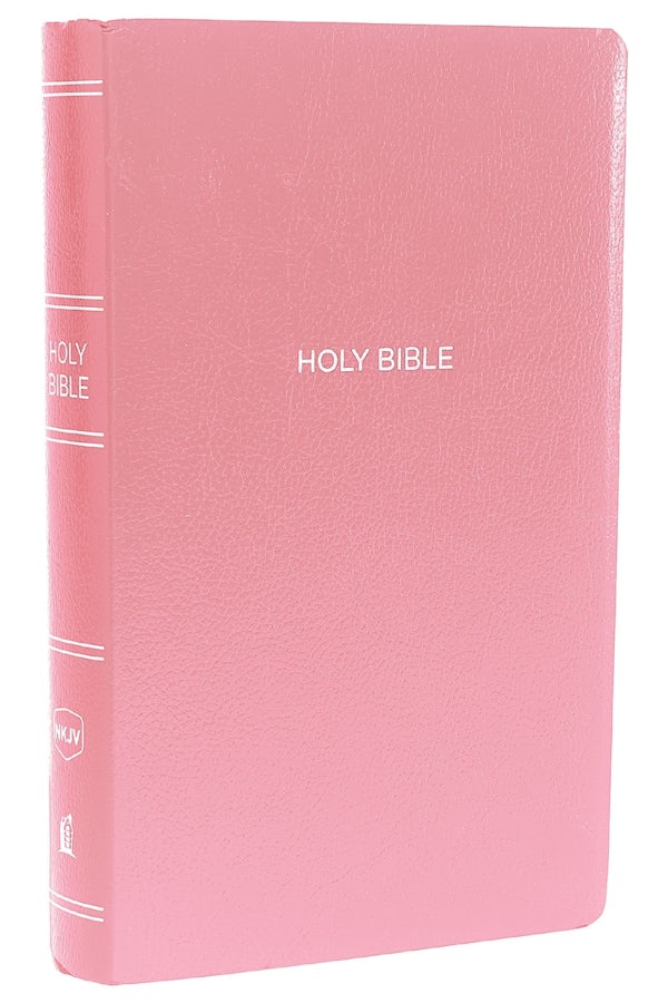 Cover image for NKJV, Gift and Award Bible, Leather-Look, Pink, Red Letter Edition, isbn: 9780718074876