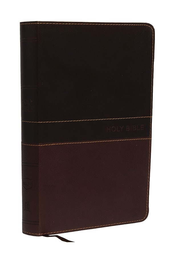 Cover image for NKJV, Deluxe Gift Bible, Imitation Leather, Tan, Red Letter Edition, isbn: 9780718075200