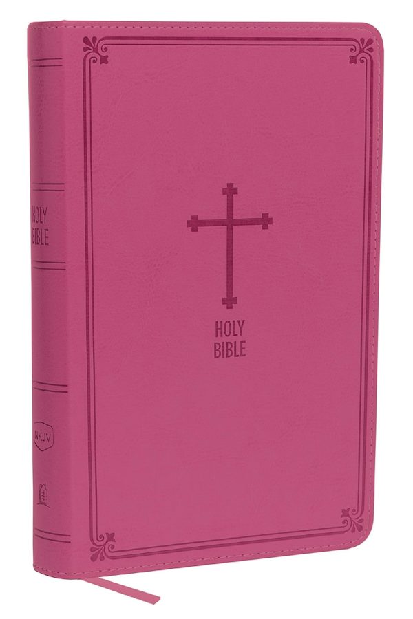 Cover image for NKJV, Deluxe Gift Bible, Imitation Leather, Pink, Red Letter Edition, isbn: 9780718075279