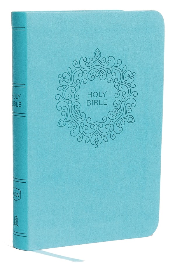 Cover image for NKJV, Value Thinline Bible, Compact, Imitation Leather, Blue, Red Letter Edition, isbn: 9780718075514