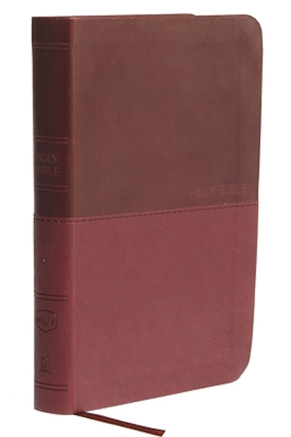 Cover image for NKJV, Value Thinline Bible, Compact, Imitation Leather, Burgundy, Red Letter Edition, isbn: 9780718075538