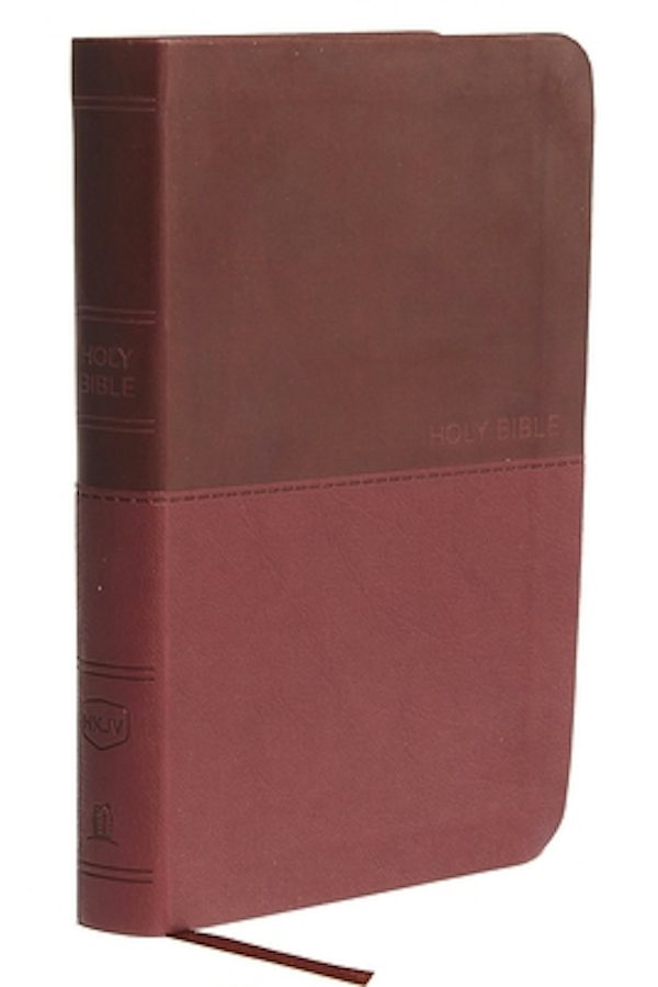 Cover image for NKJV, Value Thinline Bible, Compact, Imitation Leather, Burgundy, Red Letter Edition, isbn: 9780718075538