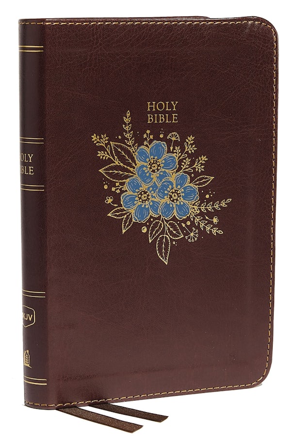 Cover image for NKJV, Thinline Bible, Compact, Imitation Leather, Burgundy, Red Letter Edition, isbn: 9780718075552