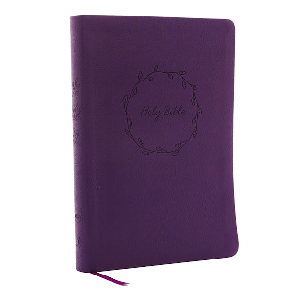 Cover image for NKJV, Value Thinline Bible, Large Print, Imitation Leather, Purple, Red Letter Edition, isbn: 9780718075590