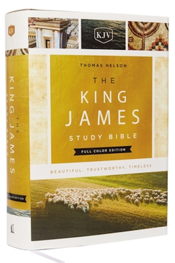 Cover image for The King James Study Bible, Hardcover, Full-Color Edition, isbn: 9780718079154