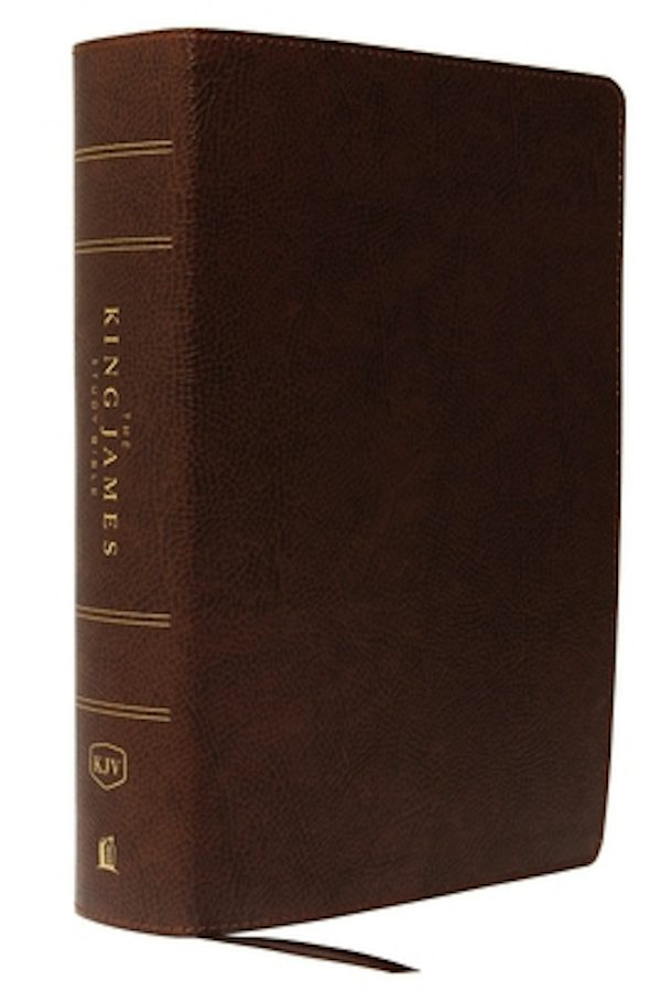 Cover image for The King James Study Bible, Bonded Leather, Brown, Full-Color Edition, isbn: 9780718079758