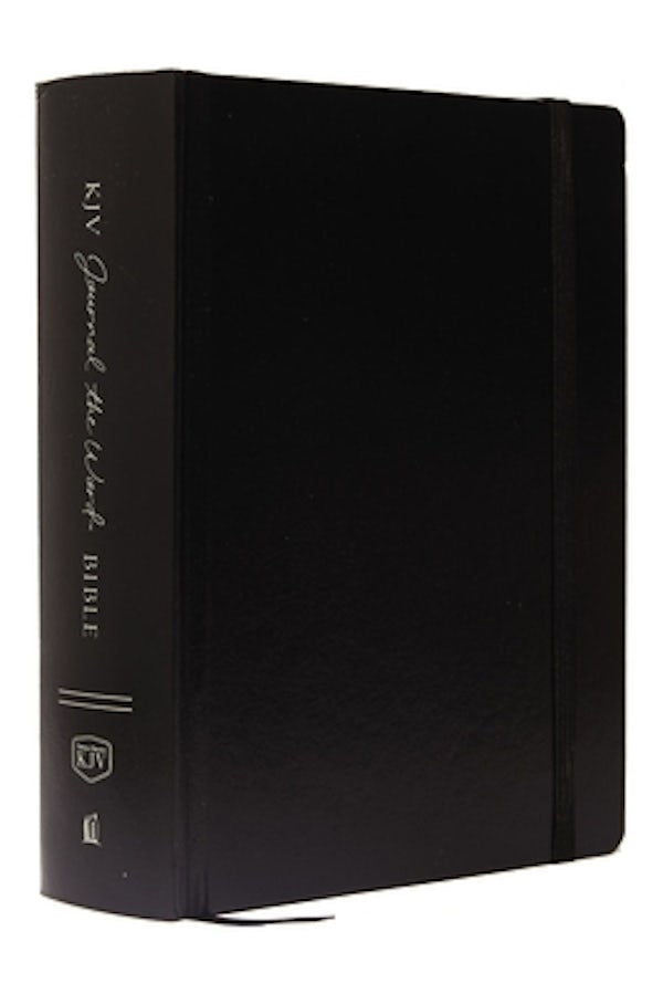 Cover image for KJV, Journal the Word Bible, Large Print, Hardcover, Black, Red Letter Edition, isbn: 9780718090791