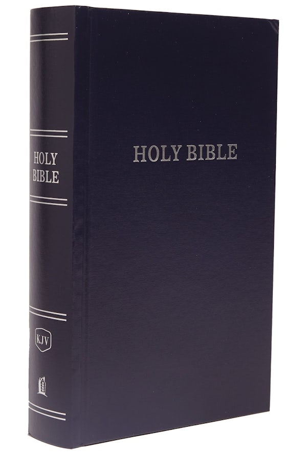 Cover image for KJV, Pew Bible, Large Print, Hardcover, Blue, Red Letter Edition, isbn: 9780718095567