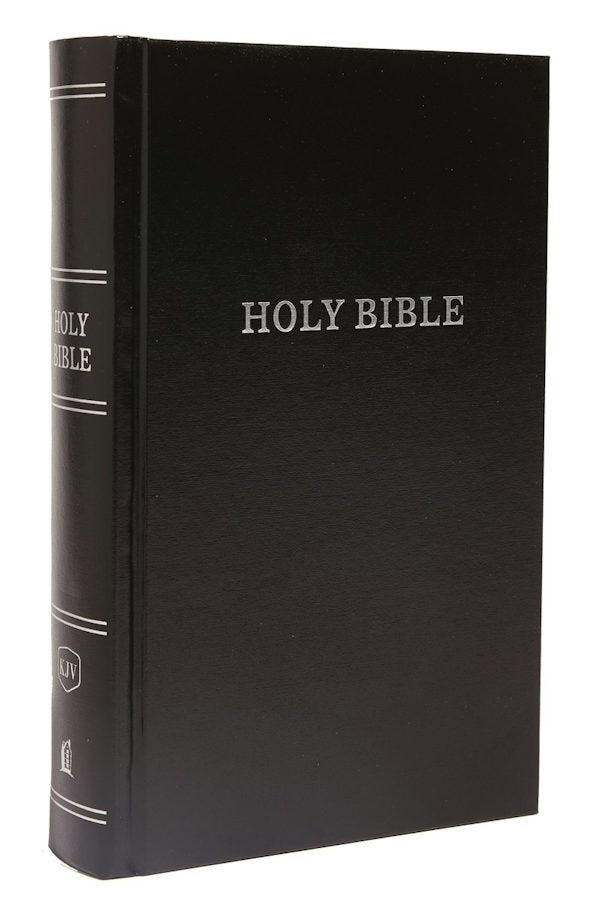 Cover image for KJV, Pew Bible, Hardcover, Black, Red Letter Edition, isbn: 9780718097547