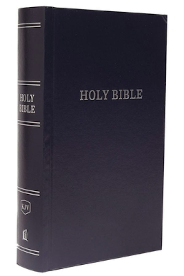 Cover image for KJV, Pew Bible, Hardcover, Blue, Red Letter Edition, isbn: 9780718097585