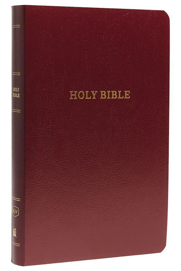 Cover image for KJV, Gift and Award Bible, Imitation Leather, Burgundy, Red Letter Edition, isbn: 9780718097875