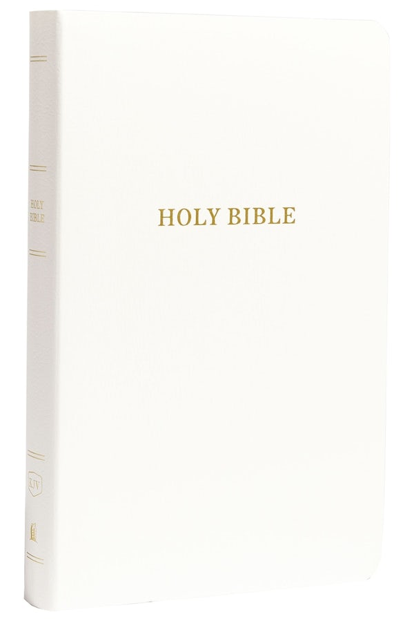 Cover image for KJV, Gift and Award Bible, Imitation Leather, White, Red Letter Edition, isbn: 9780718097936