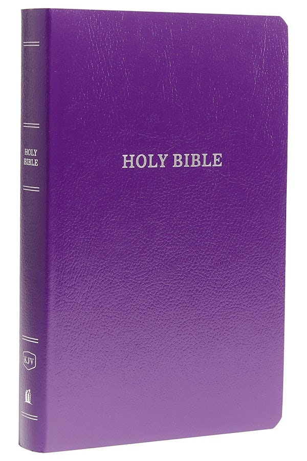 Cover image for KJV, Gift and Award Bible, Imitation Leather, Purple, Red Letter Edition, isbn: 9780718097943