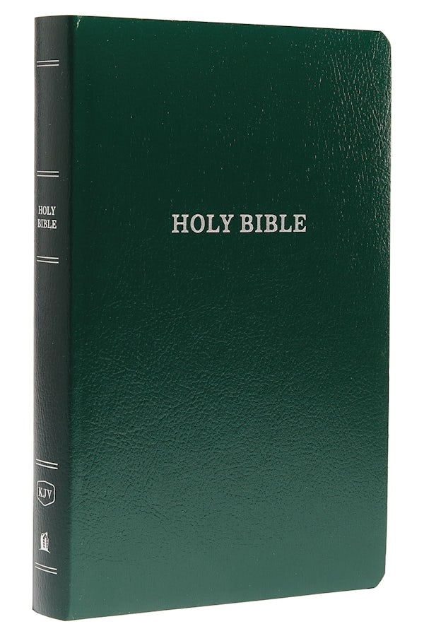 Cover image for KJV, Gift and Award Bible, Imitation Leather, Green, Red Letter Edition, isbn: 9780718097974