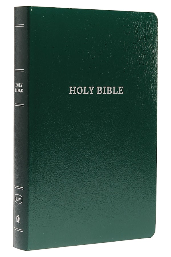 Cover image for KJV, Gift and Award Bible, Imitation Leather, Green, Red Letter Edition, isbn: 9780718097974