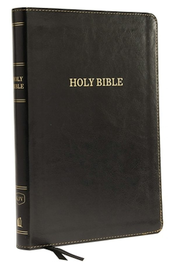 Cover image for KJV, Thinline Bible, Large Print, Imitation Leather, Black, Red Letter Edition, isbn: 9780718098070