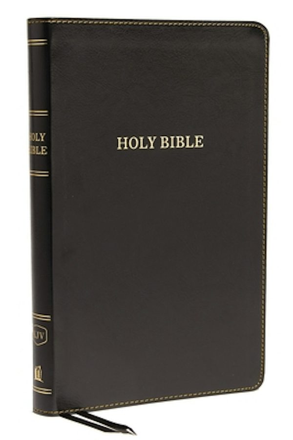 Cover image for KJV, Thinline Bible, Standard Print, Imitation Leather, Black, Red Letter Edition, isbn: 9780718098230