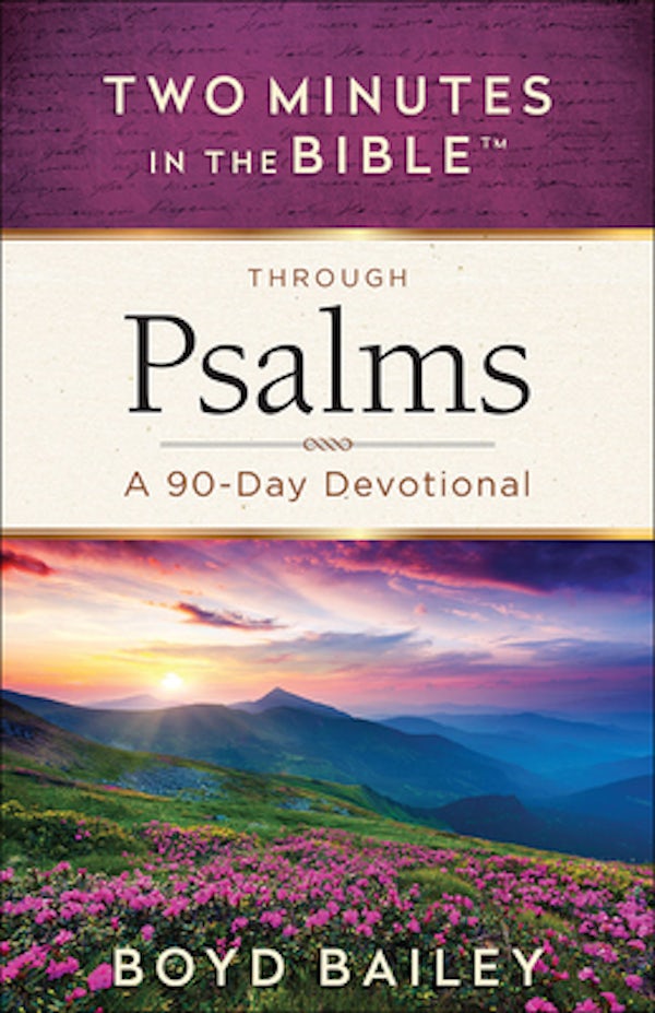 Cover image for Two Minutes in the Bible Through Psalms, isbn: 9780736965774