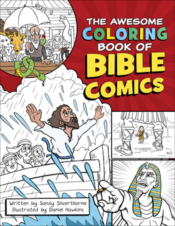 Cover image for The Awesome Coloring Book of Bible Comics, isbn: 9780736971034