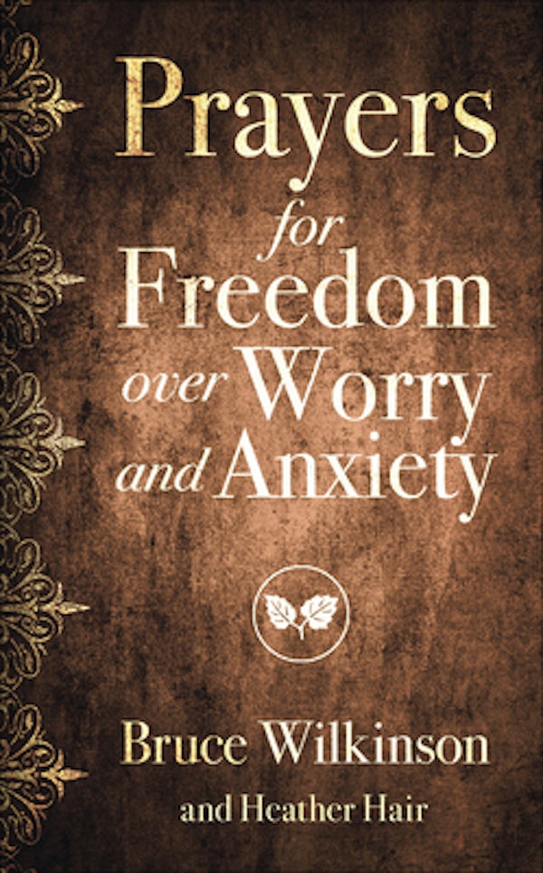 Cover image for Prayers for Freedom Over Worry and Anxiety, isbn: 9780736971799