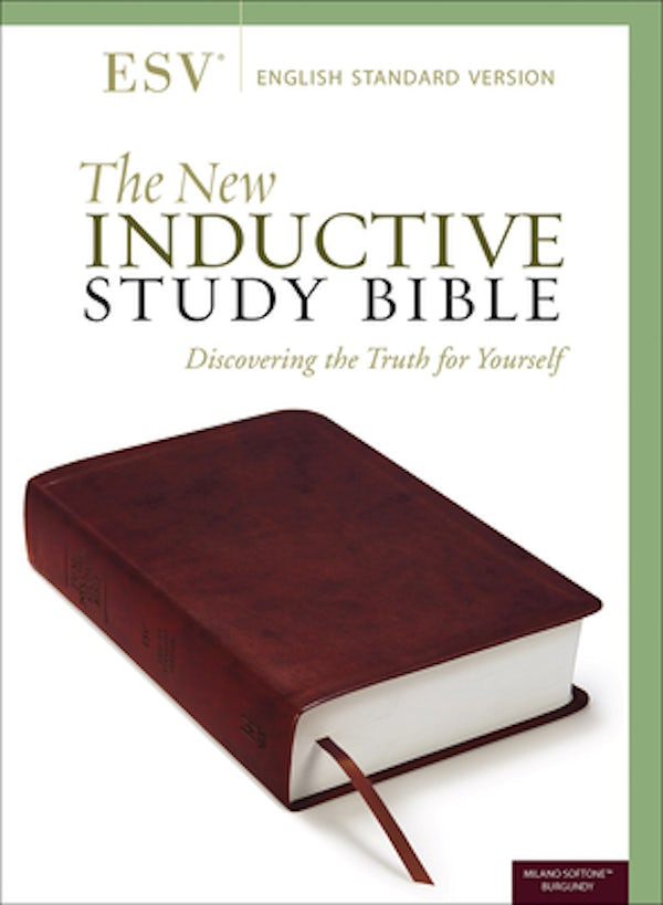 Cover image for The New Inductive Study Bible (Esv, Milano Softone, Burgundy), isbn: 9780736979214