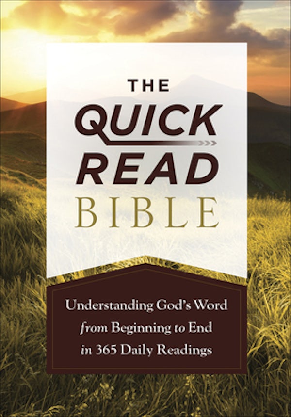 Cover image for The Quick-Read Bible, isbn: 9780736982535