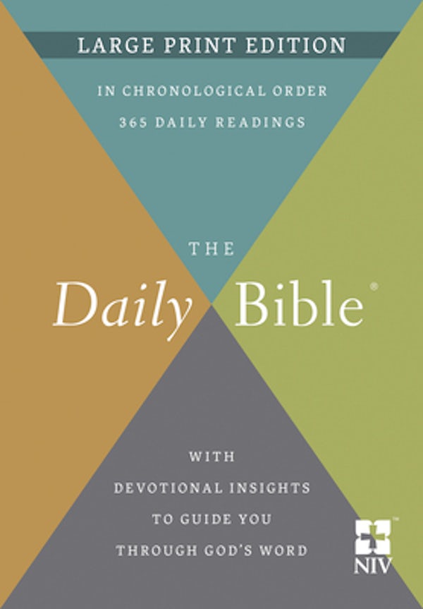 Cover image for The Daily Bible (Niv, Large Print), isbn: 9780736983167