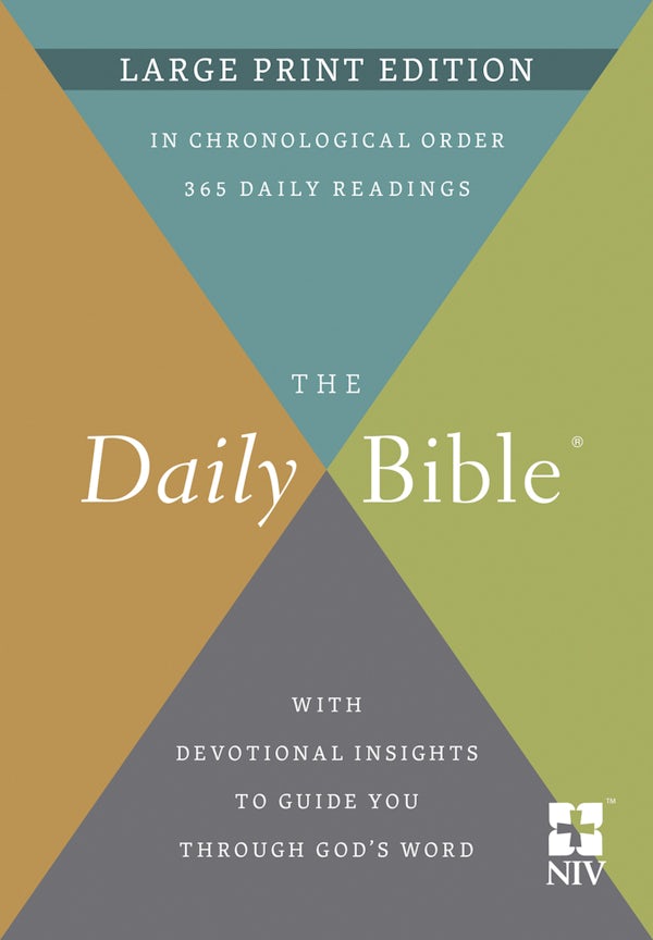 Cover image for The Daily Bible (Niv, Large Print), isbn: 9780736983167