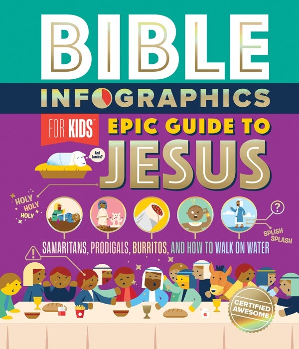 Cover image for Bible Infographics for Kids Epic Guide to Jesus, isbn: 9780736984218