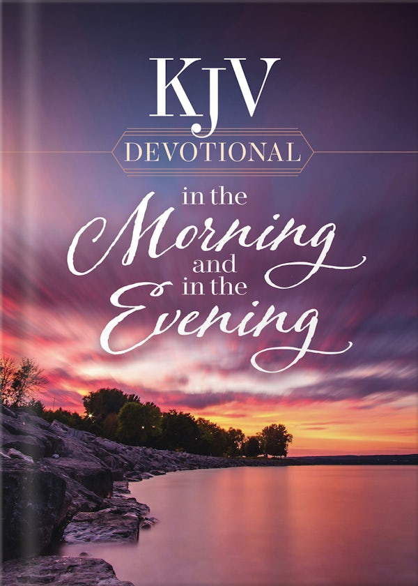 Cover image for KJV Devotional in the Morning and in the Evening, isbn: 9780736987875