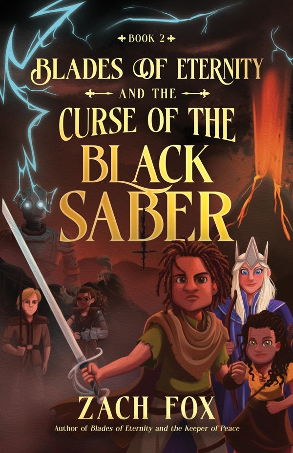 Cover image for Blades of Eternity and the Curse of the Black Saber, isbn: 9780736991353