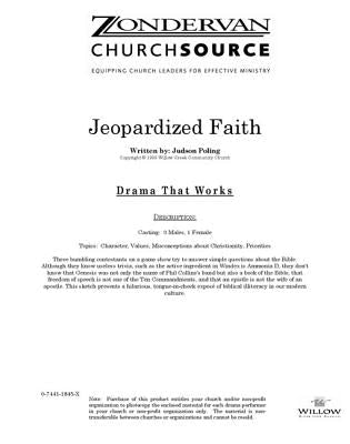 Cover image for Jeopardized Faith, isbn: 9780744118452