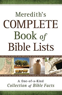 Cover image for Meredith's Complete Book of Bible Lists, isbn: 9780764203398