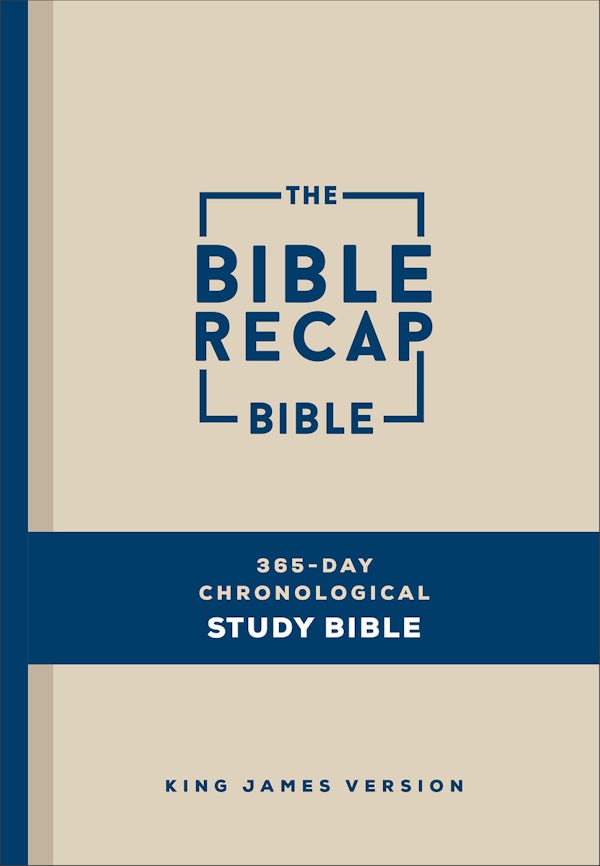 Cover image for The Bible Recap 365-Day Chronological Study Bible, isbn: 9780764244810