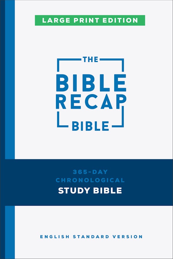 Cover image for The Bible Recap 365-Day Chronological Study Bible, Large Print, isbn: 9780764247521